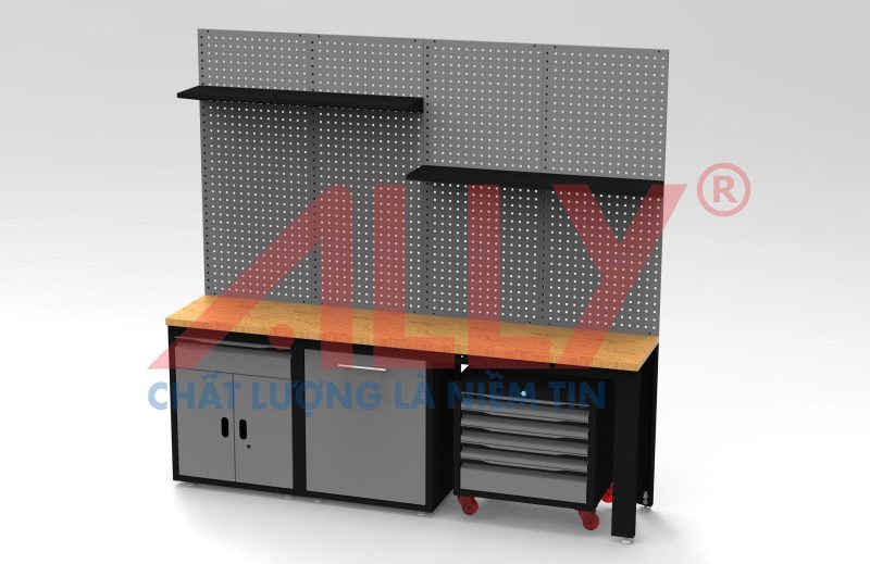 Hành trình “biến hình” một workshop chuyên nghiệp với hệ tủ đồ nghề ALLY QT‑HT23