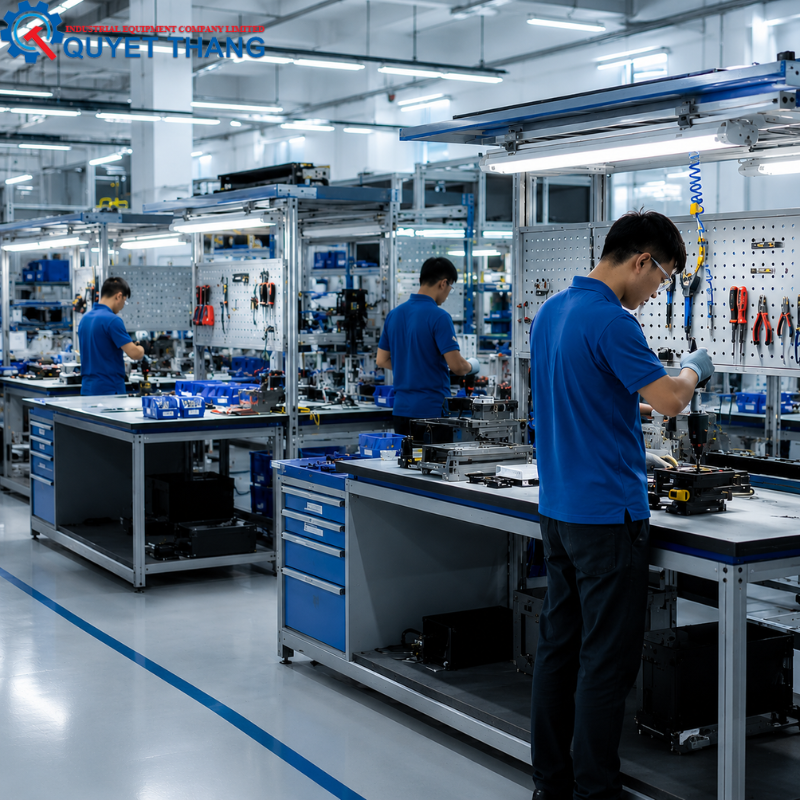 Bàn thao tác giúp nâng cao năng suất sản xuất