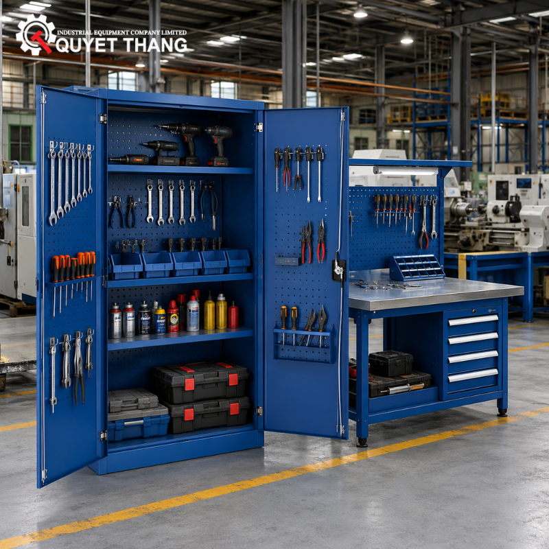 Tủ đựng dụng cụ 2 cánh cho garage và nhà xưởng