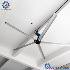 Quạt trần công nghiệp HVLS 3.3m RLBF06-3.3-5 lắp trần nhà xưởng