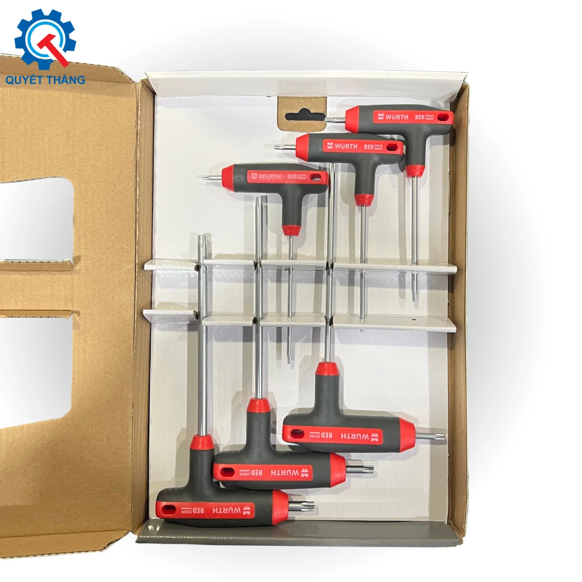 BỘ LỤC GIÁC CHỮ T 6 CHI TIẾT (WURTH) ĐẦU BÔNG - Ảnh 2