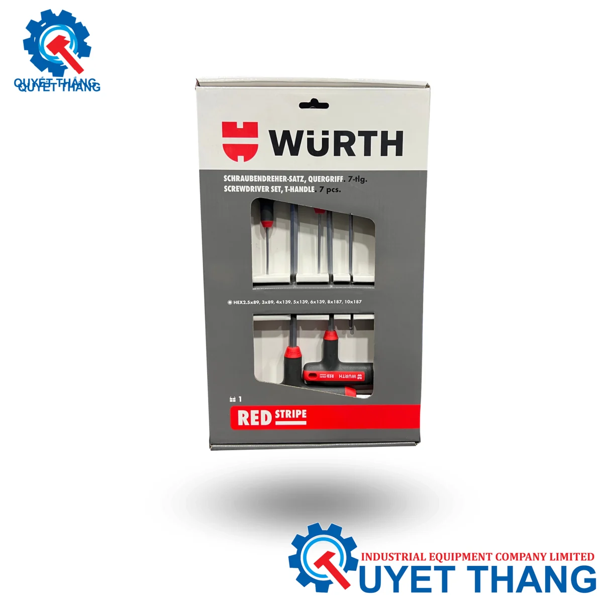 BỘ LỤC GIÁC CHỮ T 6 CHI TIẾT (WURTH) - Ảnh 2
