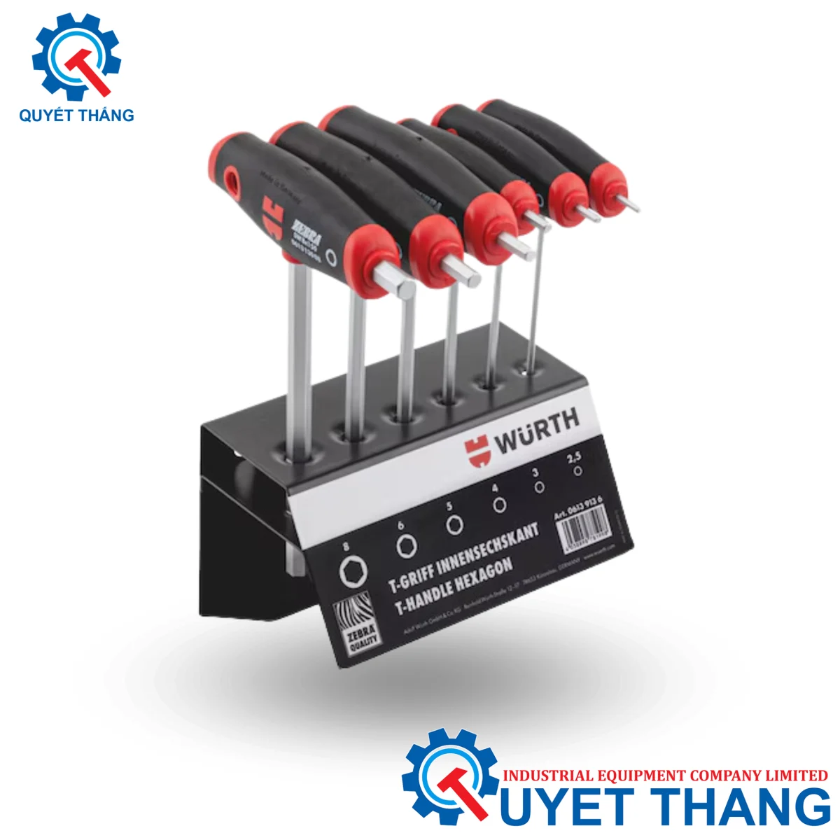 BỘ LỤC GIÁC CHỮ T 6 CHI TIẾT (WURTH)