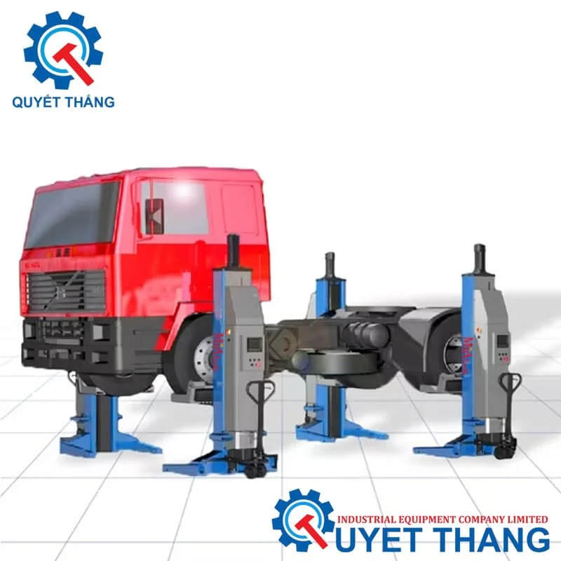 Cầu nâng Miatools chuyên dụng xe bus 22 tấn