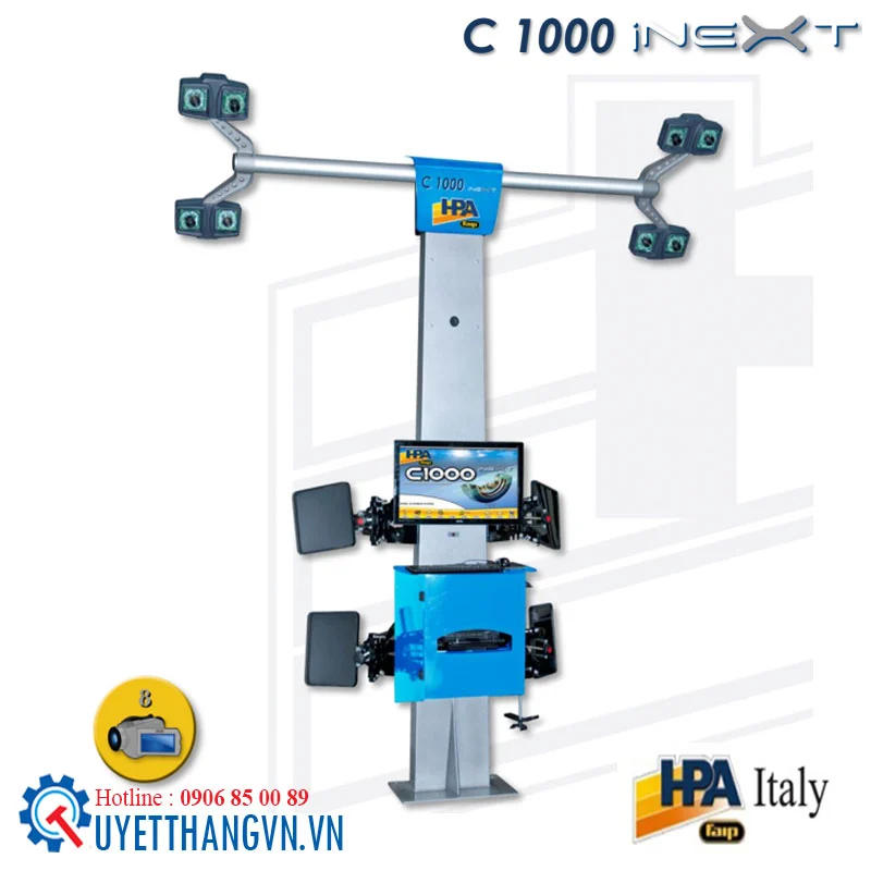 Máy cân chỉnh góc đặt bánh xe du lịch C1000 Inext HPA