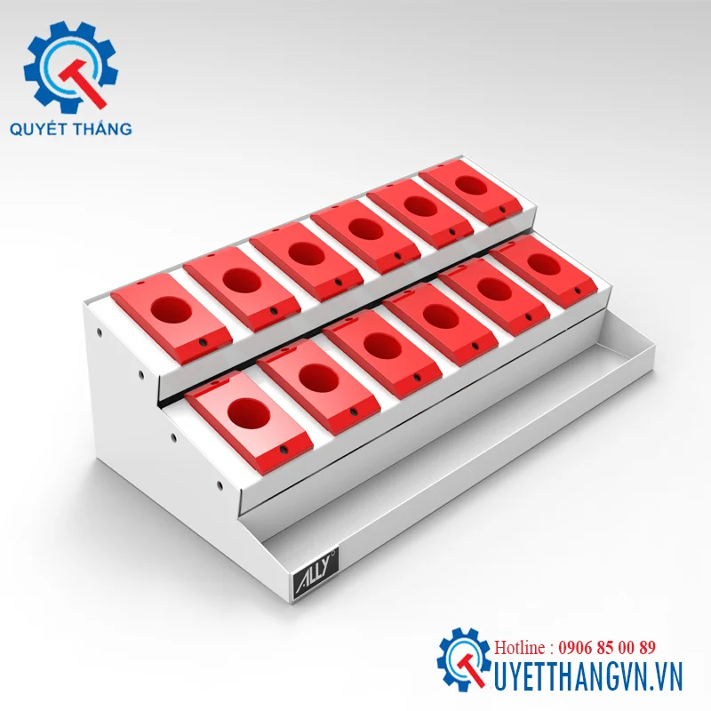 Kệ đựng dao CNC tiện 12 khay ALLY QT-KDD01