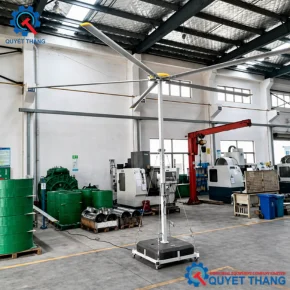Quạt công nghiệp trần HVLS RLBF02G-7.3-5-4