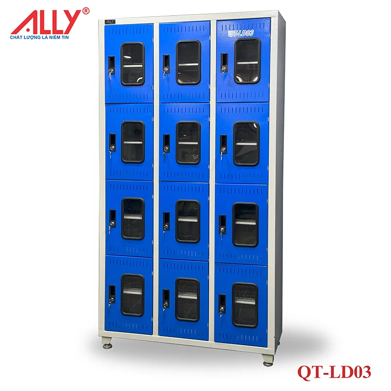 Tủ để nón giày bảo hộ lao động ALLY QT-LD03
