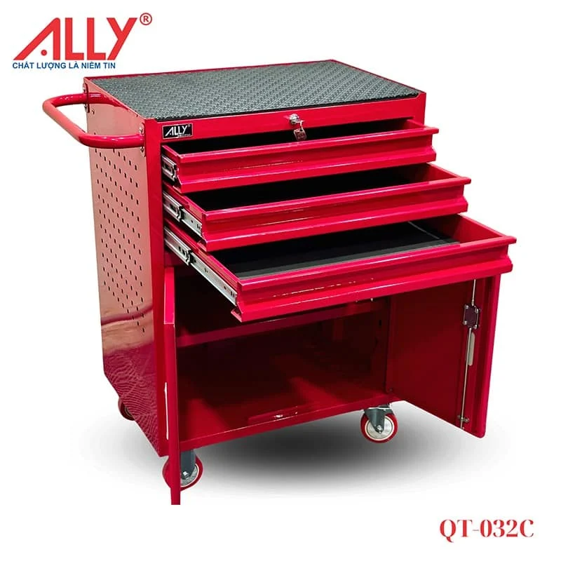 Tủ Đựng Đồ Nghề 3 Ngăn 2 Cánh Ally QT-032C - Ảnh 2