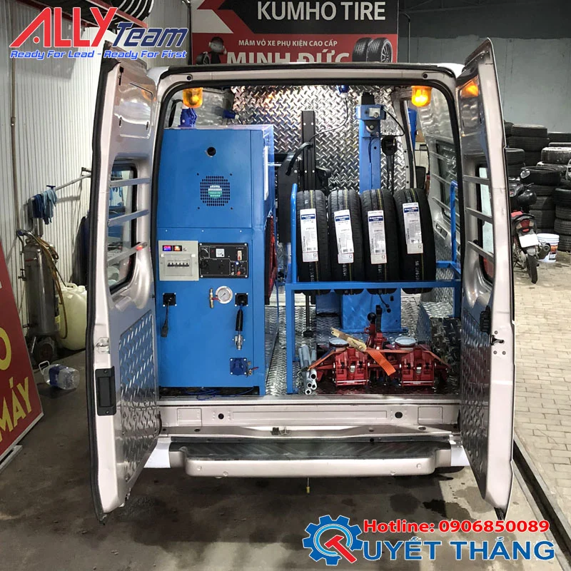 Xe vá lốp - vỏ lưu động cao cấp - Ảnh 2