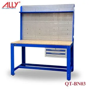 Bàn thao tác ALLY QT-BN03 tùy chọn sơn tĩnh điện xanh