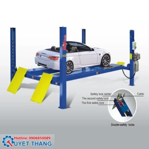 Cầu nâng 4 trụ 5,5 tấn chuyên xe du lịch MT-CXT5.5