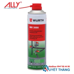 Mỡ bò nước dạng xịt Wurth HHS 2000 - 500ml
