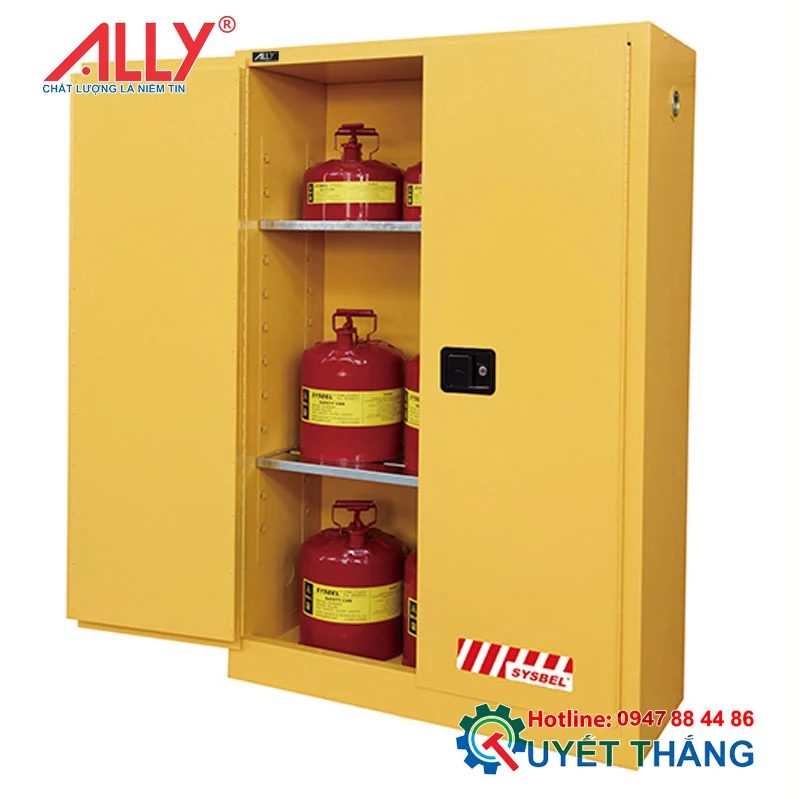 Tủ chống cháy đựng hoá chất ALLY QT-CCHC01 - Ảnh 2