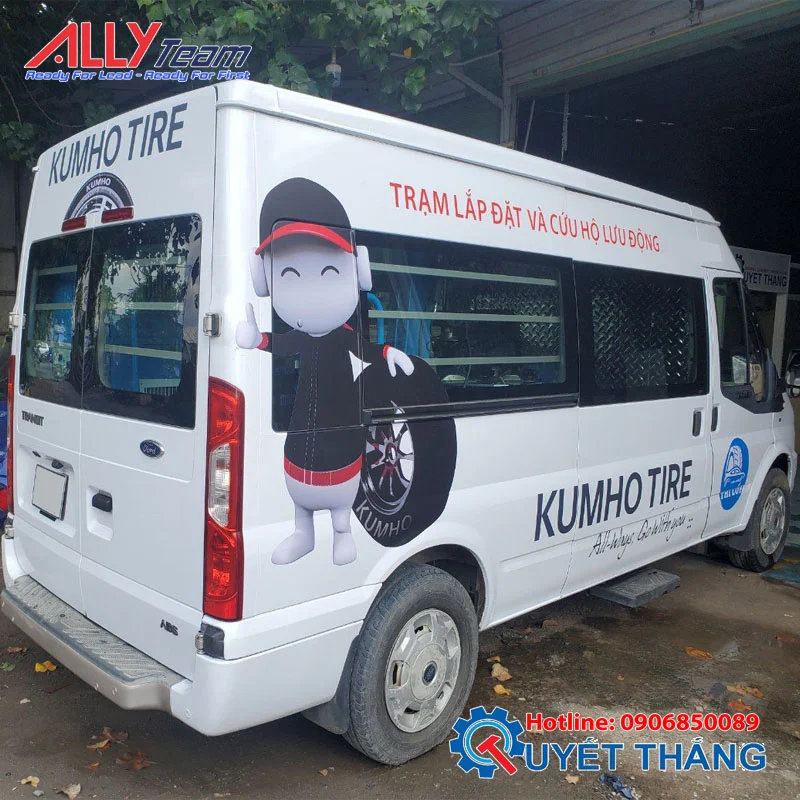 Xe vá lốp - vỏ lưu động cao cấp