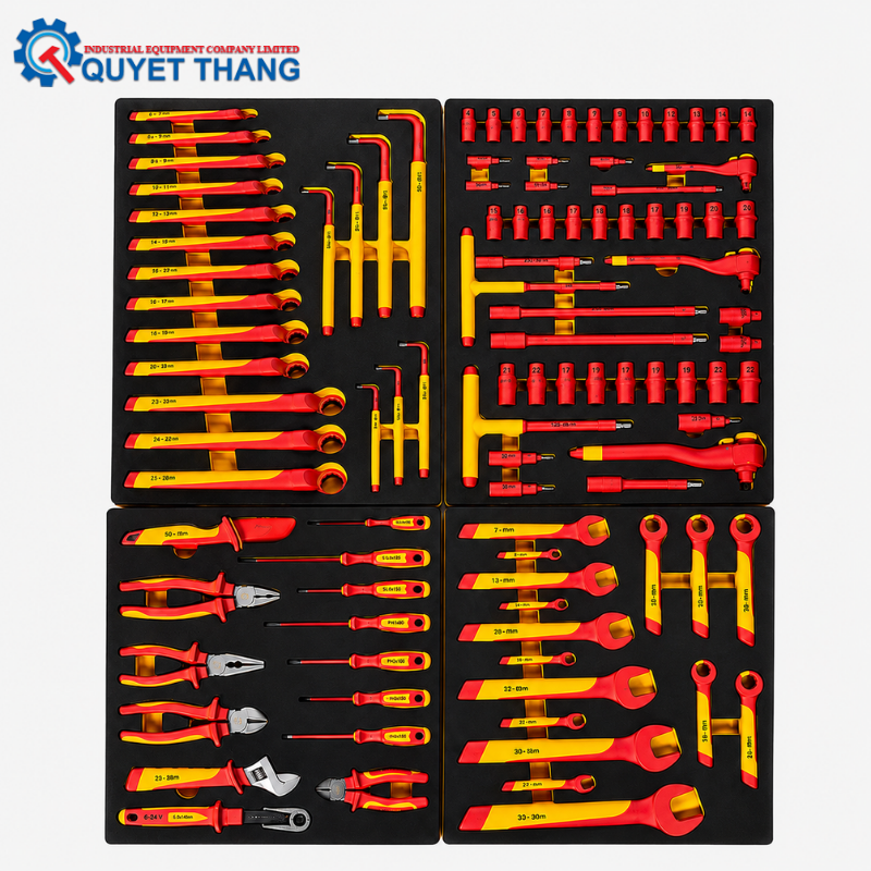Bộ dụng cụ sửa chữa xe điện 104 chi tiết