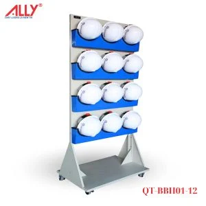 Kệ treo nón bảo hộ lao động 12 nón ALLY QT-BBH01-12