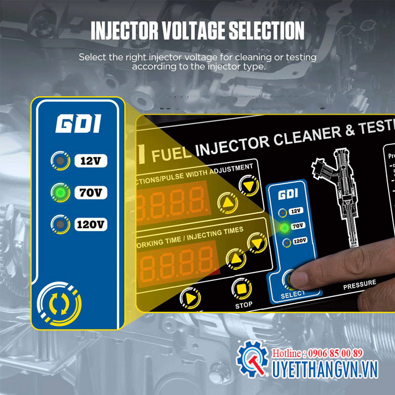 Thiết Bị Kiểm Tra Và Súc Rửa Kim Phun Xăng Điện Tử Và Trực Tiếp Autool (CT400) - Ảnh 2