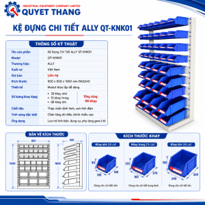 Thông số kỹ thuật Kệ Đựng Chi Tiết ALLY QT-KNK01