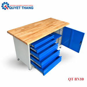 Bàn nguội cơ khí ALLY QT-BN10 là mẫu bàn làm việc công nghiệp chắc chắn