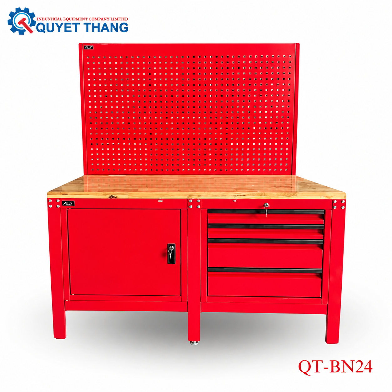 Bàn nguội thao tác cơ khí QT-BN24 là sản phẩm tối ưu cho nhu cầu làm việc