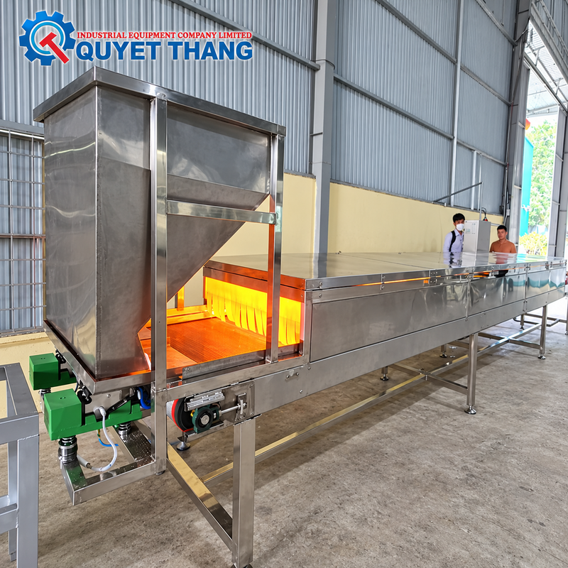 Băng Tải Sấy Hồng Ngoại Đa Tầng Cho Nông Sản, Thực Phẩm - Ảnh 5