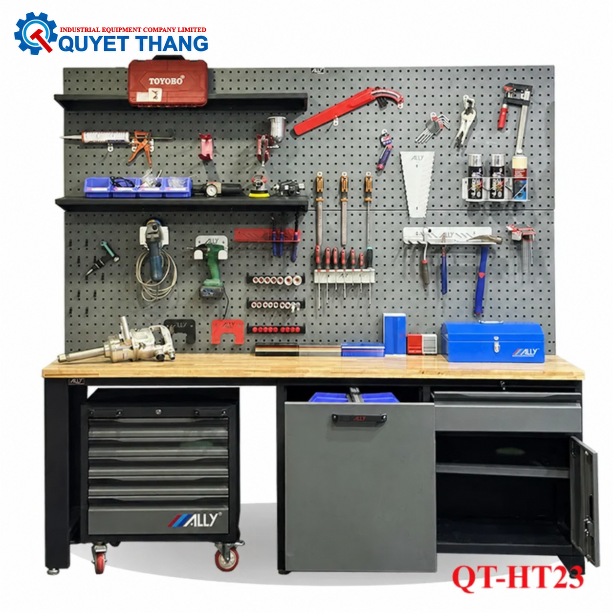 Hệ tủ đồ nghề GaraHome ALLY QT-HT23 là giải pháp lưu trữ tối ưu nhất cho Garage hay nhà xưởng