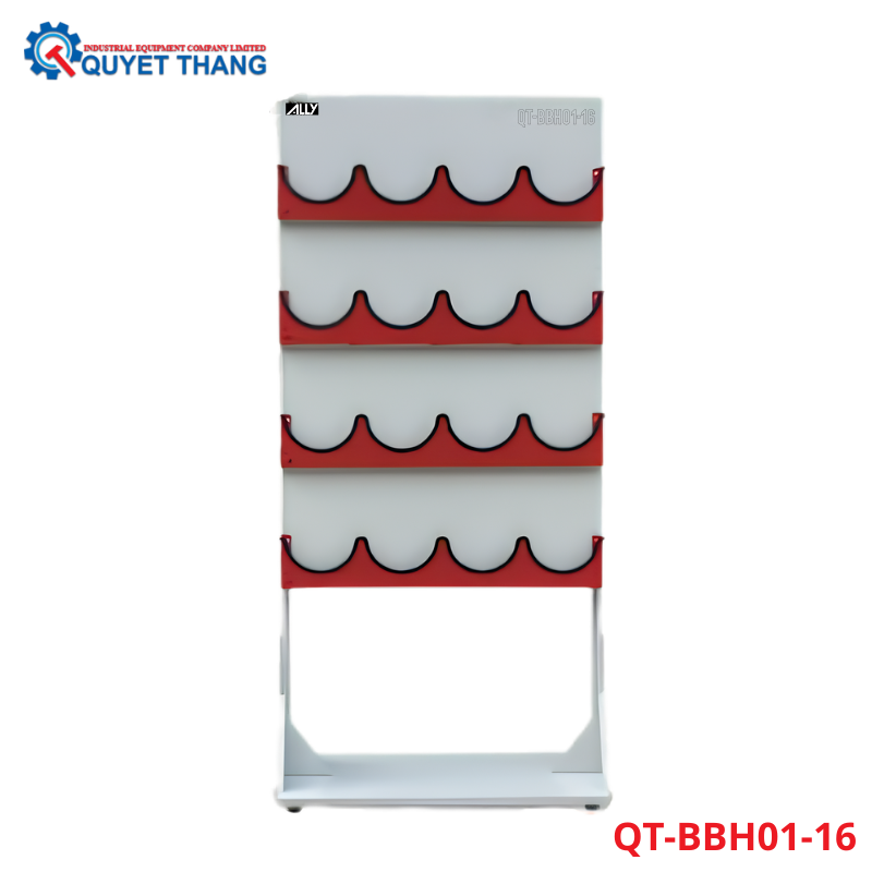 Giá Treo 16 Nón Bảo Hộ Lao Động ALLY QT-BBH01-16 - Ảnh 3