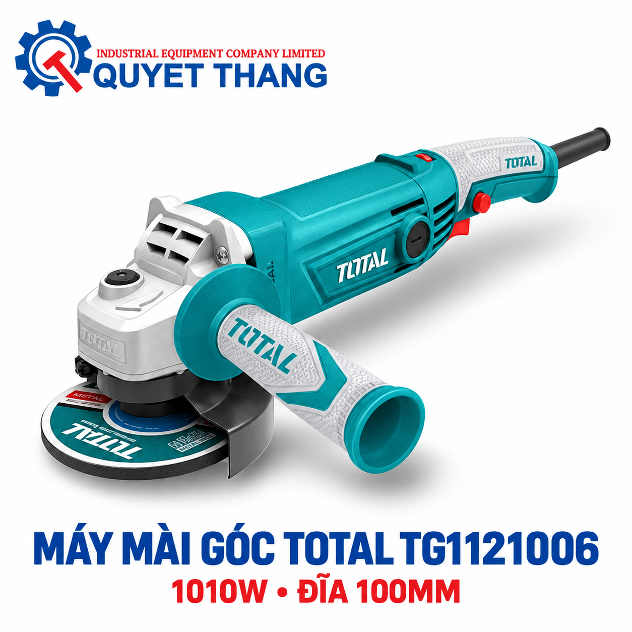 Máy mài góc TOTAL TG1121006 công suất 1010W đĩa 100mm