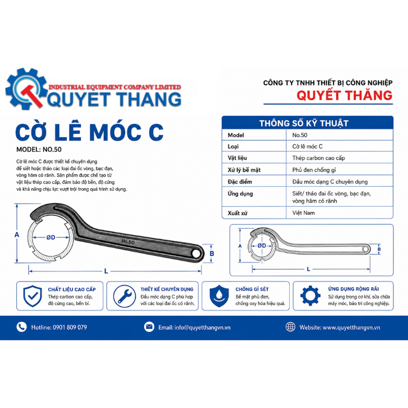 Cờ Lê Móc C - Ảnh 2