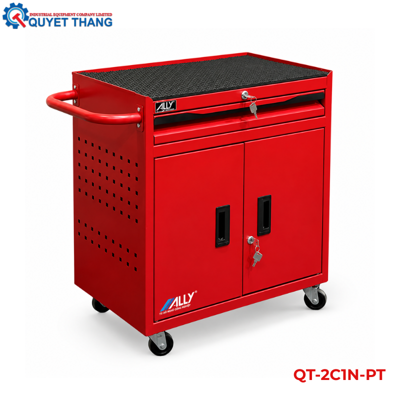 Tủ Đựng Dụng Cụ 2 Cánh 1 Ngăn Kéo QT-2C1N-PT