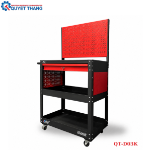 Xe Đẩy Dụng Cụ 3 Ngăn Có Ngăn Kéo QT-D03K